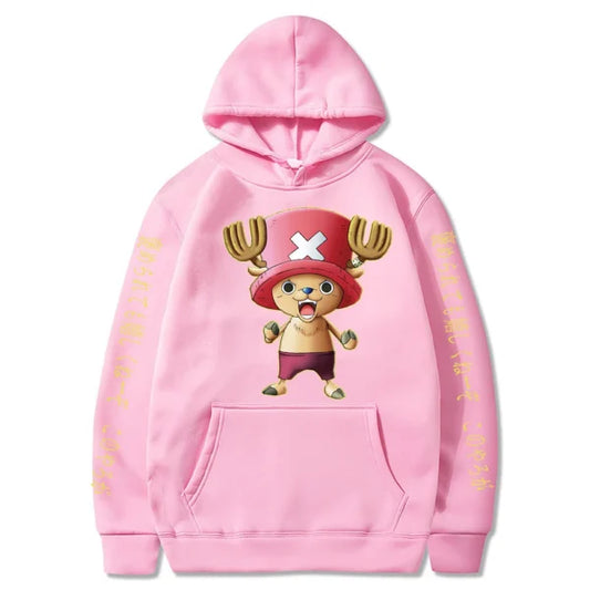 One Piece Chopper Hoodie: Harajuku Style Pullover