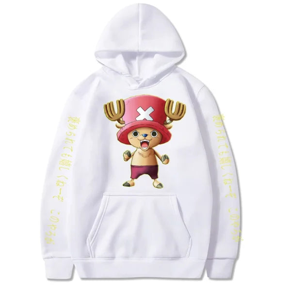 One Piece Chopper Hoodie: Harajuku Style Pullover