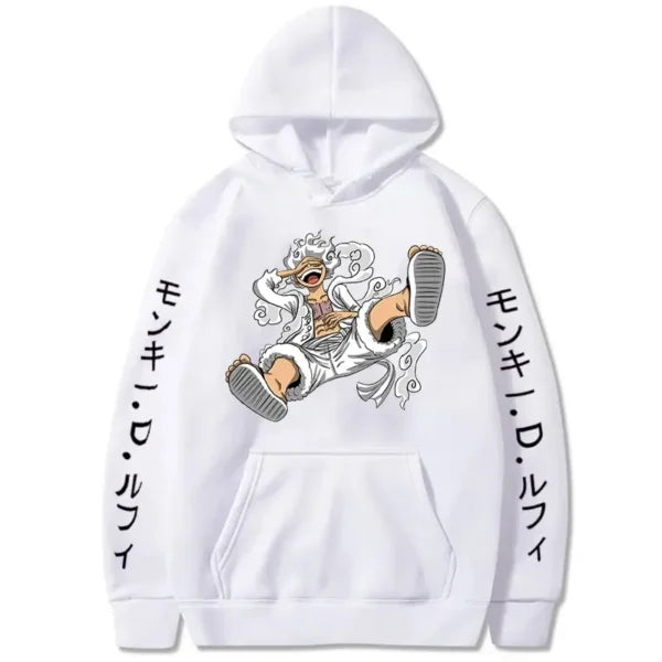 Luffy Gear 5 Hoodie: Sun God-Inspired Autumn & Winter Streetwear