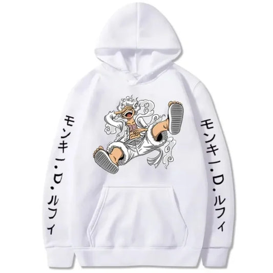 Luffy Gear 5 Hoodie: Sun God-Inspired Autumn & Winter Streetwear