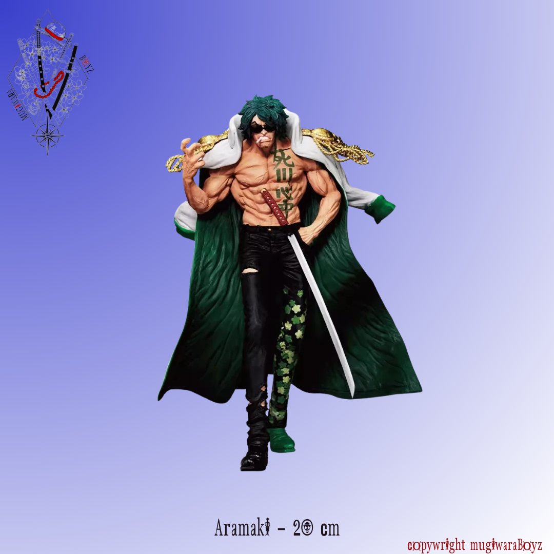 One Piece Admirals Figure - Fujitora and Aramaki