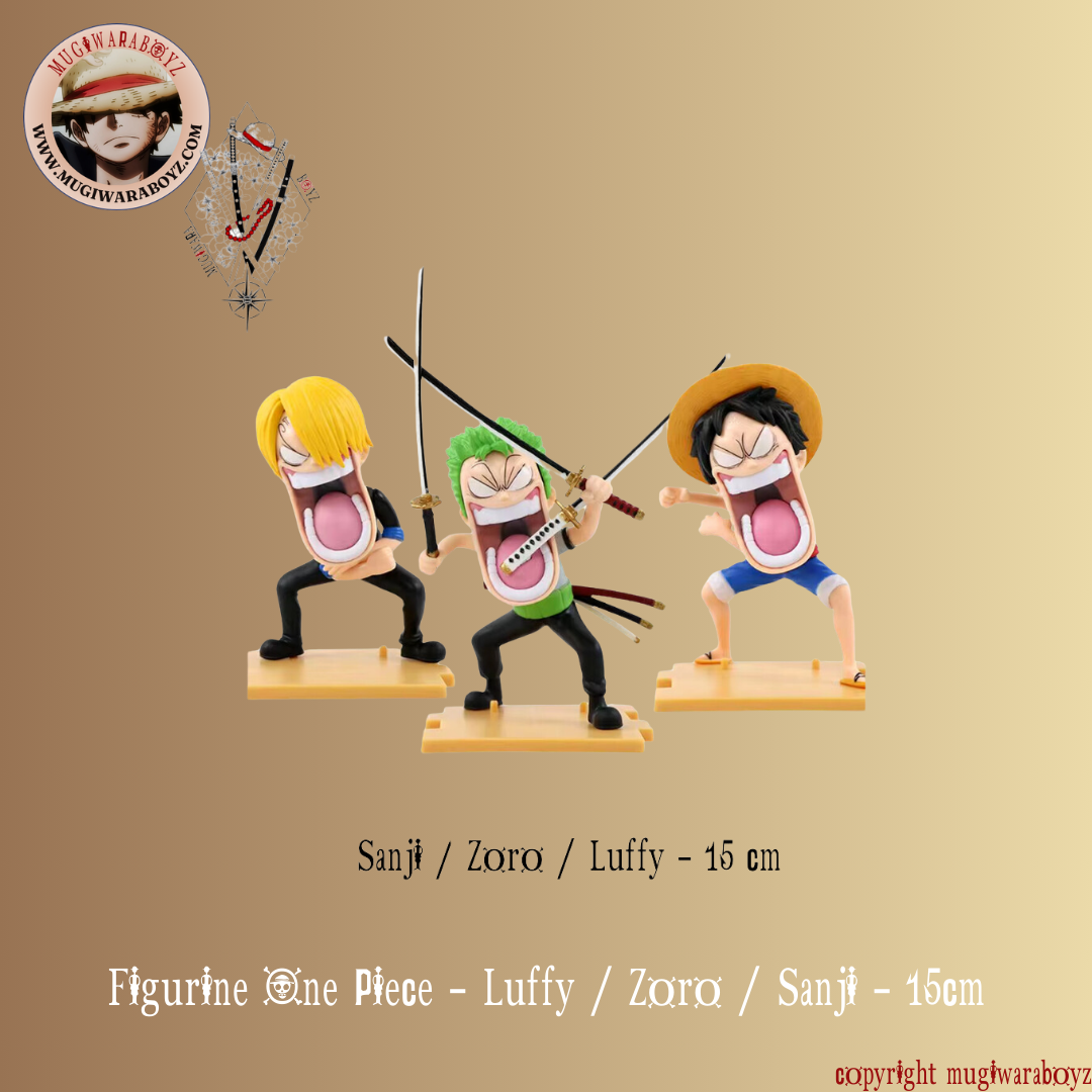 One Piece Figure - Luffy / Zoro / Sanji