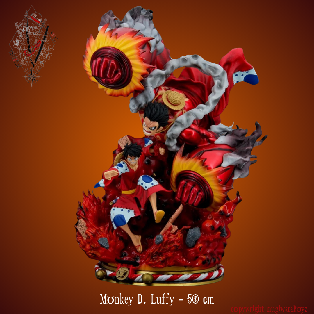 One piece figurine - Monkey D Luffy: Wano Kuni / Monkey D Luffy: Gear 4 Boundman