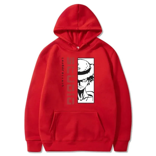 Luffy Hoodie: Anime-Inspired Harajuku Streetwear