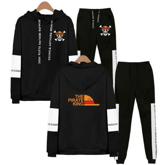 One Piece Hoodie and Sweatpants Set: Comfortable and Stylish Unisex Outfit