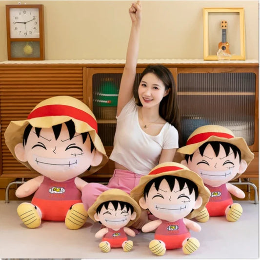 One Piece Luffy Plushie: Multiple Sizes