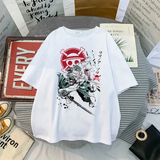 Zoro Shirt: Harajuku Style One Piece merch