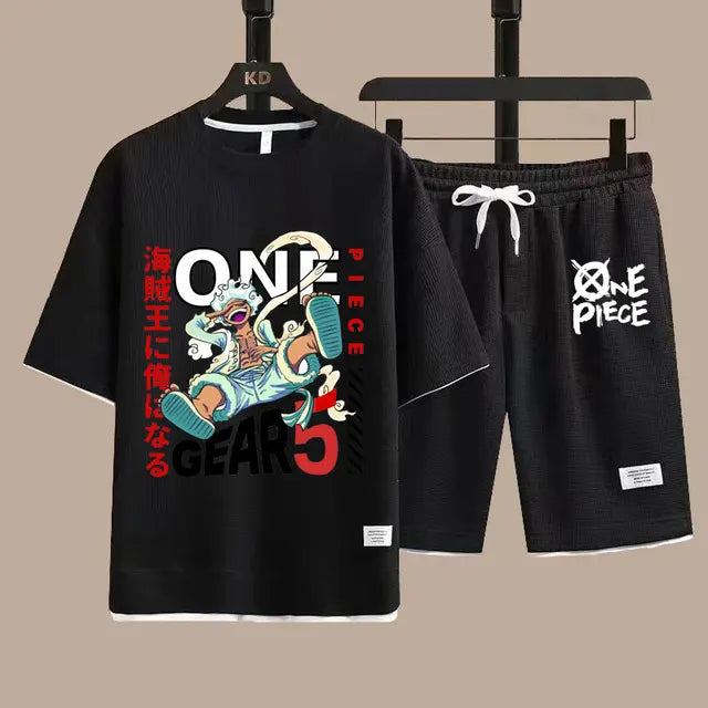 Luffy Gear 5 Shirt and Shorts Set