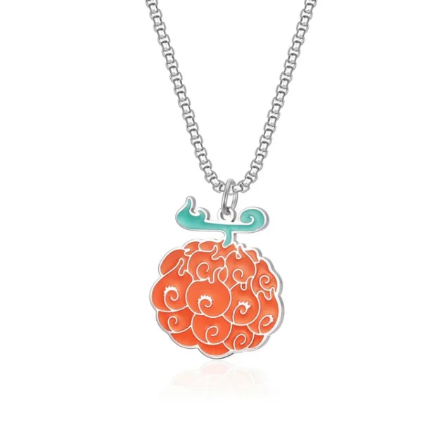 Devil Fruit Necklace: One Piece Titanium Steel Pendant