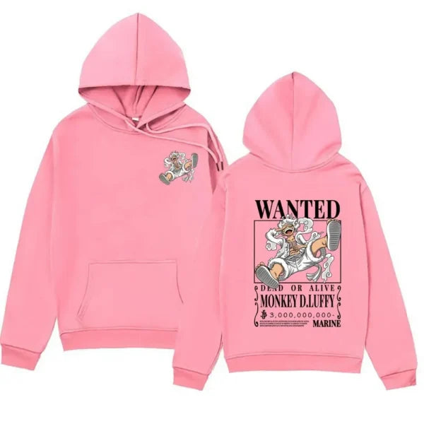 Gear 5 Luffy Hoodie: Bounty Poster