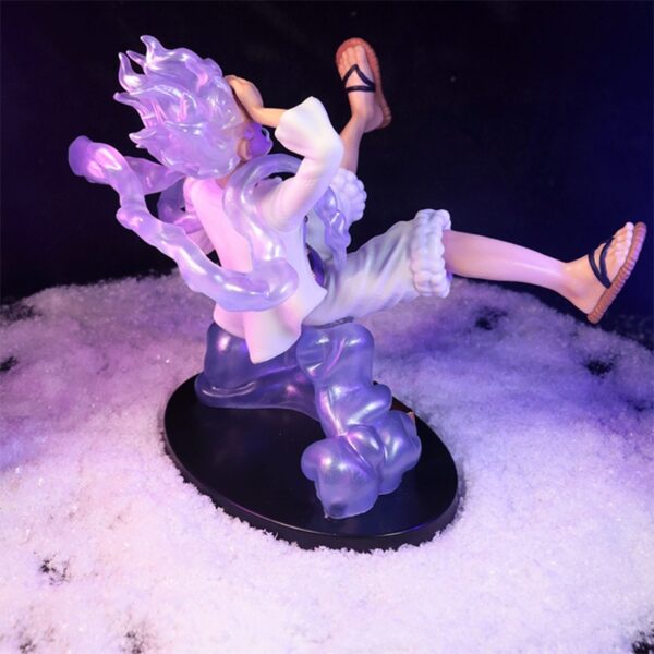 One Piece Gear 5 Luffy Figure – Sun God Luffy Nika 17cm Collectible