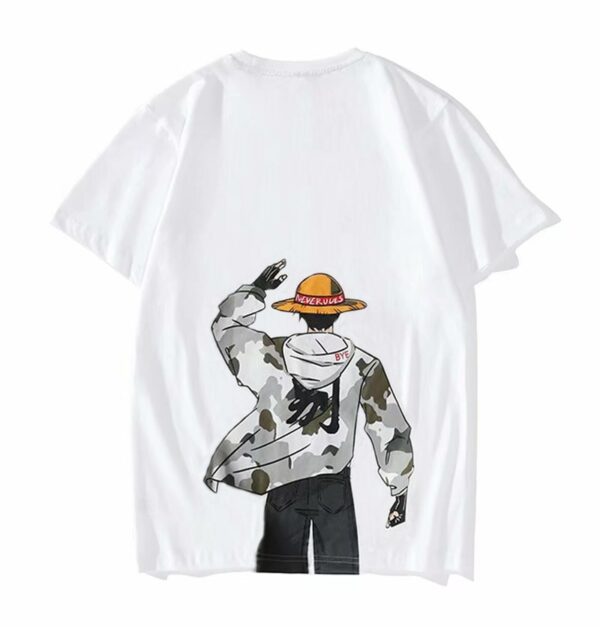 One Piece Anime Short-Sleeved T-Shirt – Men’s Summer Harajuku Style – Japanese Fashion – Wild Loose Fit