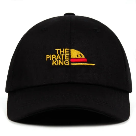 One Piece Luffy Cap: The Pirate King Embroidered Baseball Hat