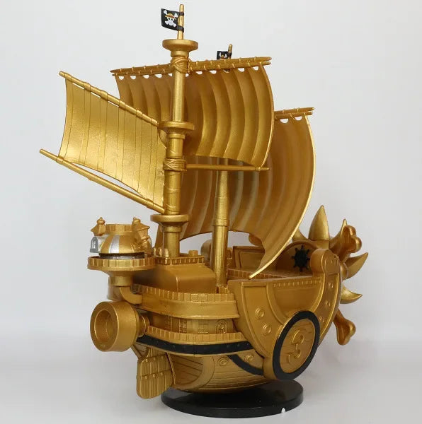 One Piece Ship Figure Luffy Model Toy Peripheral Super Cute Mini Boat Zoro Assembled Model One Piece Ship Kid Birthday Gift