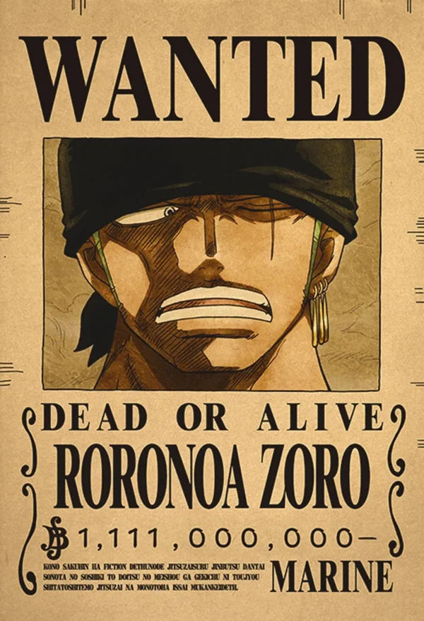Strawhat Crew Bounty Poster Pack – 10 Piece