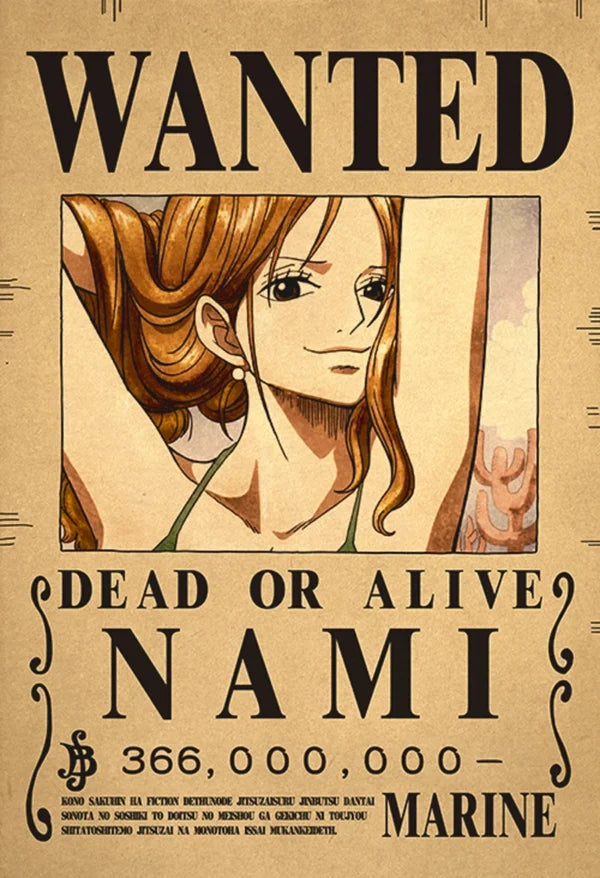 Strawhat Crew Bounty Poster Pack – 10 Piece