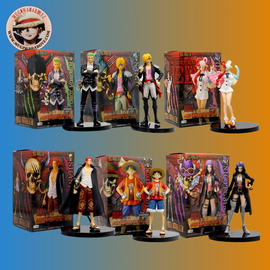 Figurine One Piece - Lot 6 pièces Film RED