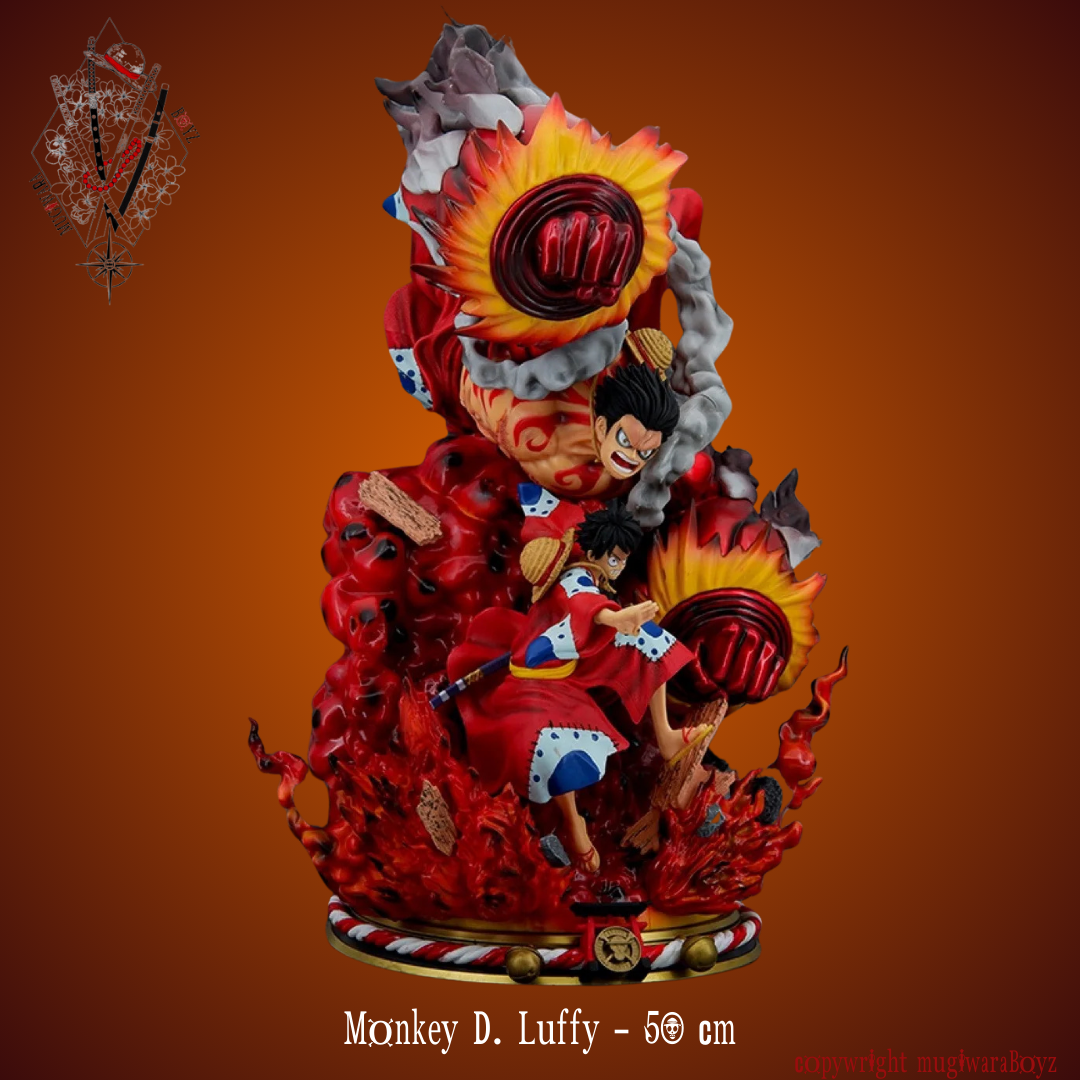 One piece figurine - Monkey D Luffy: Wano Kuni / Monkey D Luffy: Gear 4 Boundman