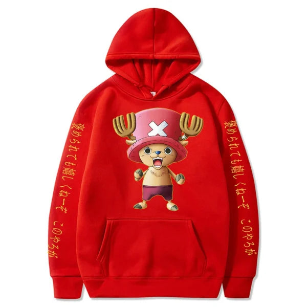 One Piece Chopper Hoodie: Harajuku Style Pullover