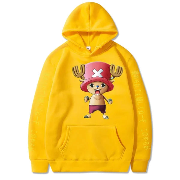 One Piece Chopper Hoodie: Harajuku Style Pullover