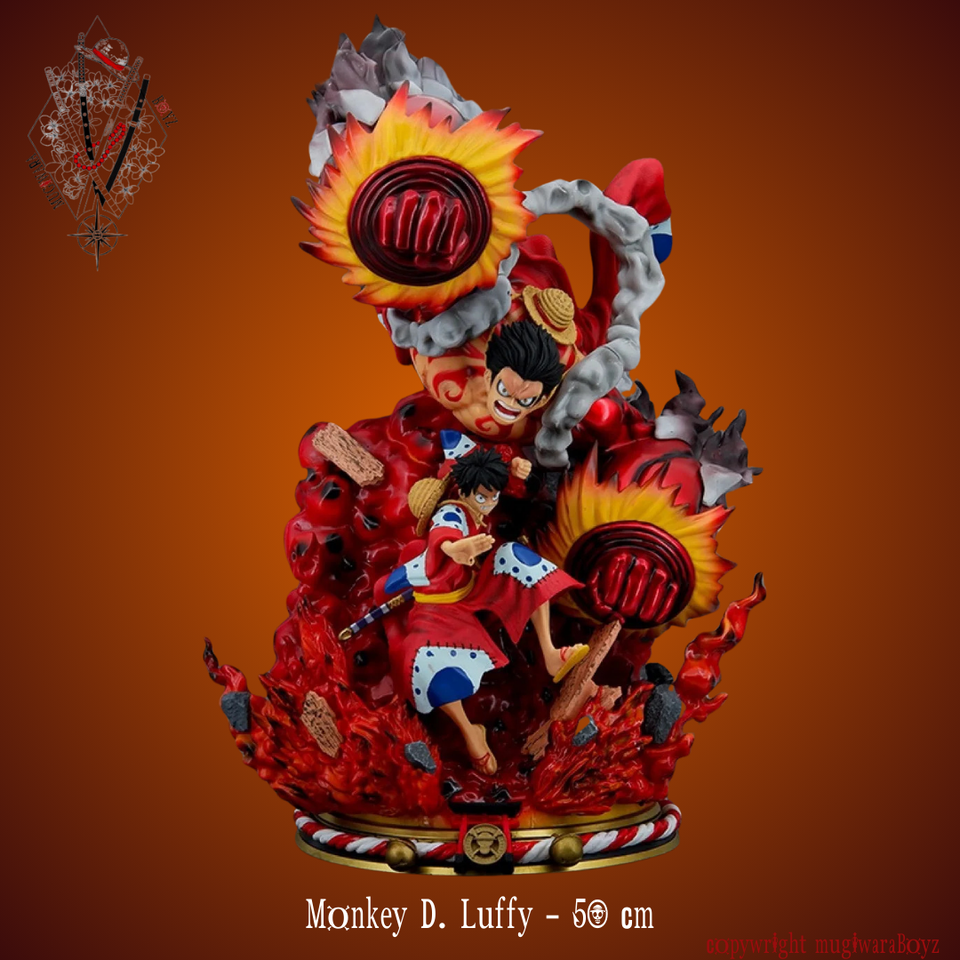 One piece figurine - Monkey D Luffy: Wano Kuni / Monkey D Luffy: Gear 4 Boundman