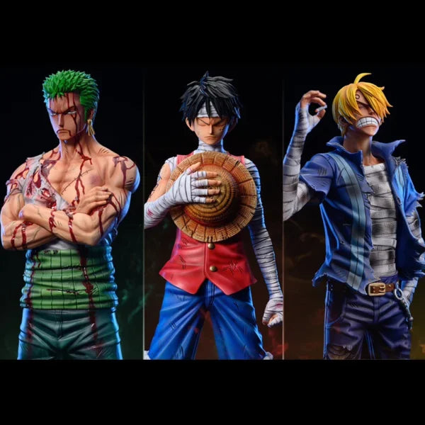 Luffy Sanji Zoro Standing Figures