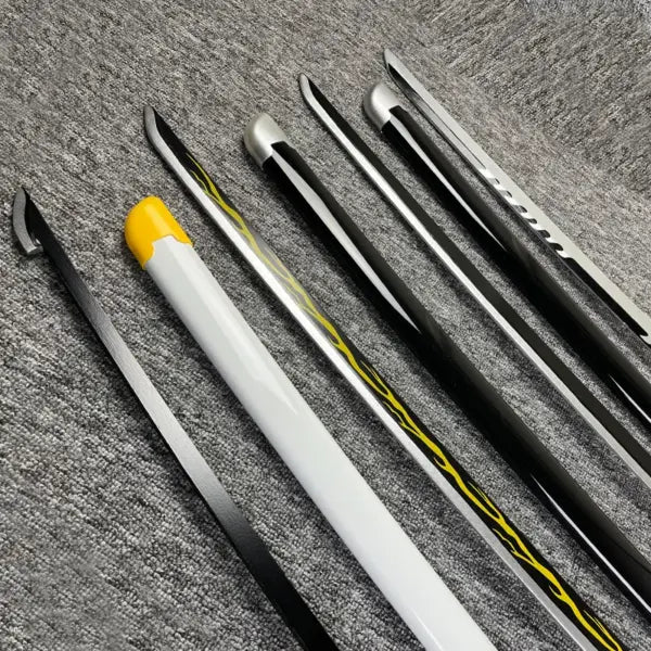 Demon Slayer Nichirin Sword Cosplay Prop – Tanjiro Black Wood Katana