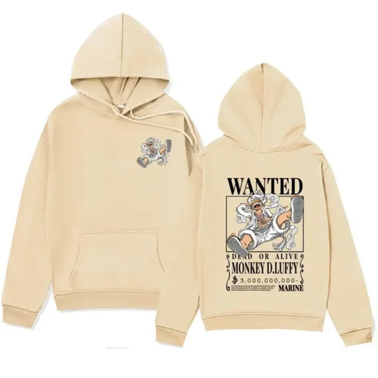 Gear 5 Luffy Hoodie: Bounty Poster