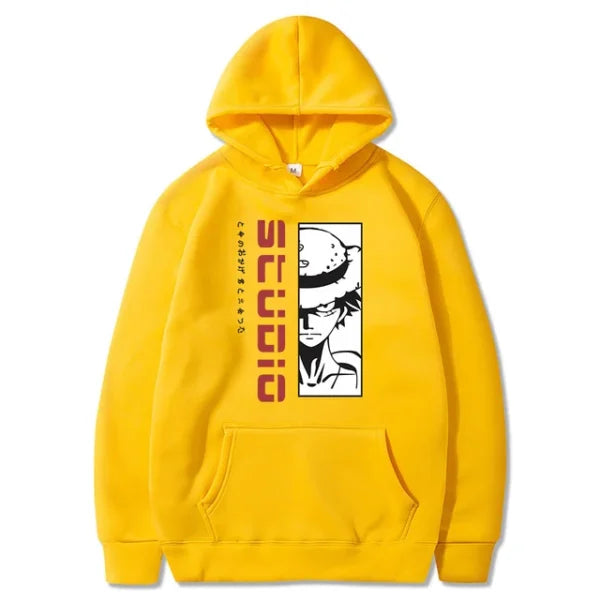 Luffy Hoodie: Anime-Inspired Harajuku Streetwear