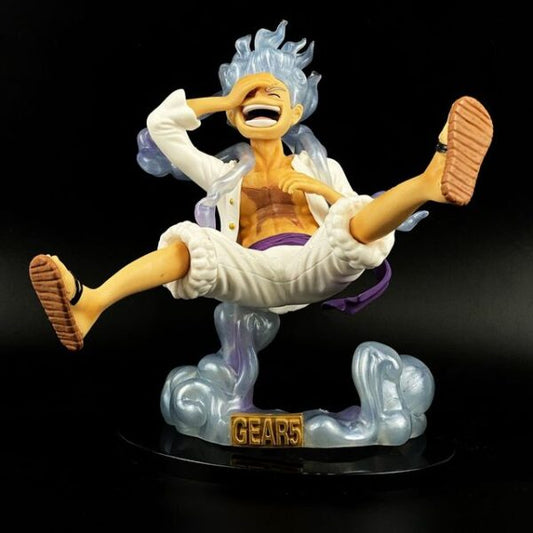 One Piece Gear 5 Luffy Figure – Sun God Luffy Nika 17cm Collectible