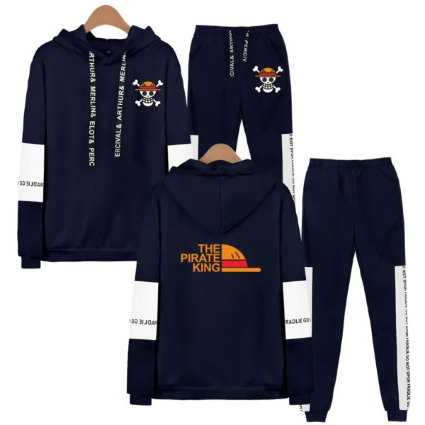 One Piece Hoodie and Sweatpants Set: Comfortable and Stylish Unisex Outfit