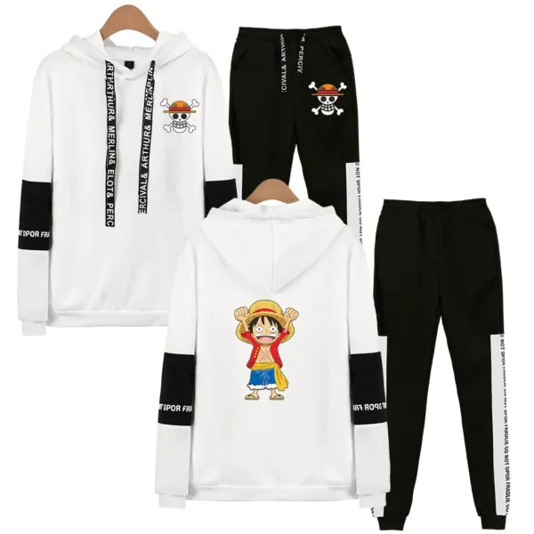 One Piece Hoodie and Sweatpants Set: Comfortable and Stylish Unisex Outfit