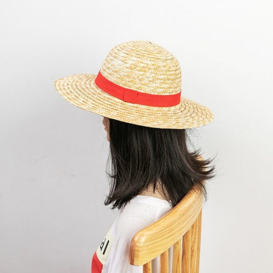 One Piece Straw Hat Luffy: Authentic Weaved Cosplay Hat