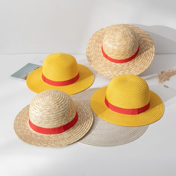 One Piece Straw Hat Luffy: Authentic Weaved Cosplay Hat