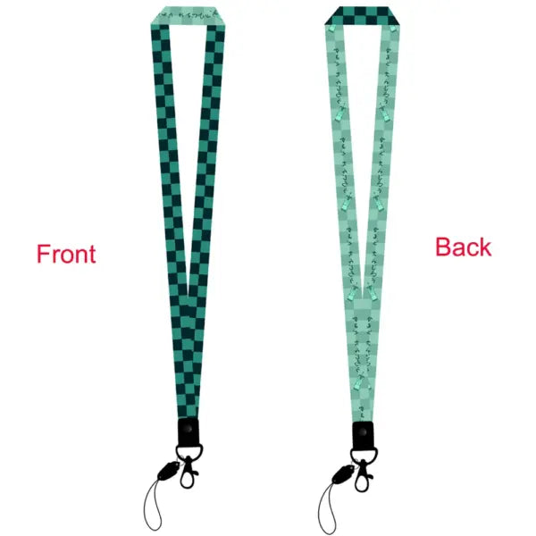 Demon Slayer Keychain Lanyard – Kimetsu no Yaiba ID Badge Holder