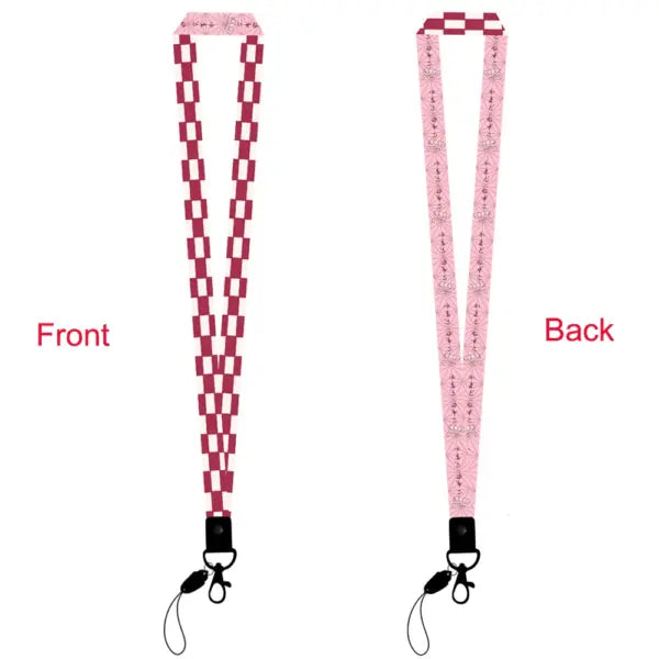 Demon Slayer Keychain Lanyard – Kimetsu no Yaiba ID Badge Holder