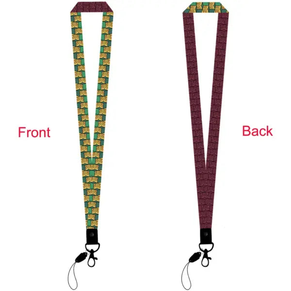 Demon Slayer Keychain Lanyard – Kimetsu no Yaiba ID Badge Holder