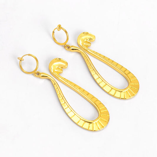Boa Hancock Earrings – One Piece Cosplay Jewelry Gift for Women