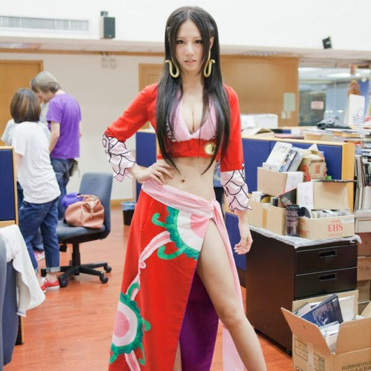 Boa Hancock Earrings – One Piece Cosplay Jewelry Gift for Women