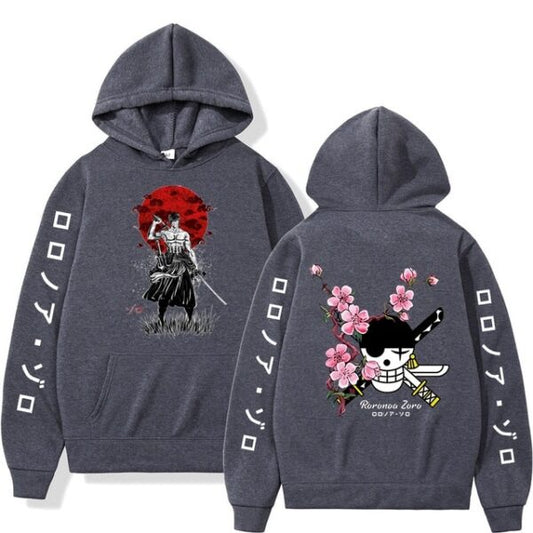 One Piece Roronoa Zoro Hoodie – Unisex Harajuku Style