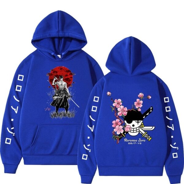 One Piece Roronoa Zoro Hoodie – Unisex Harajuku Style
