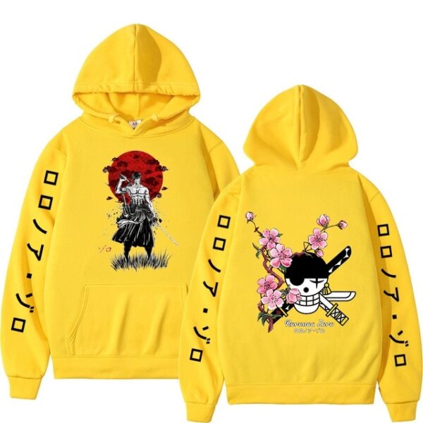One Piece Roronoa Zoro Hoodie – Unisex Harajuku Style