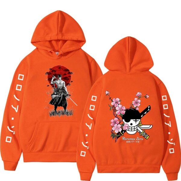 One Piece Roronoa Zoro Hoodie – Unisex Harajuku Style