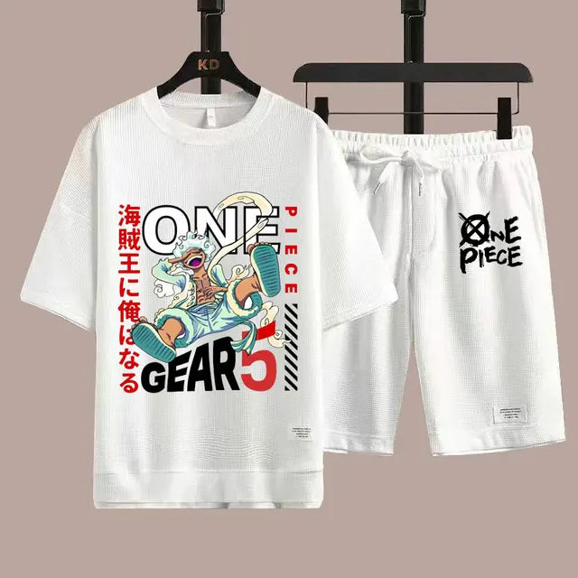 Luffy Gear 5 Shirt and Shorts Set
