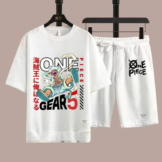 Luffy Gear 5 Shirt and Shorts Set