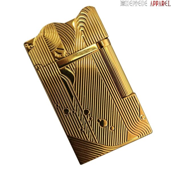 Sanjis Lighter – New Gold Design – Butane – One Piece merch