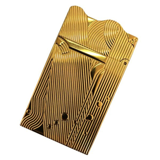 Sanjis Lighter – New Gold Design – Butane – One Piece merch