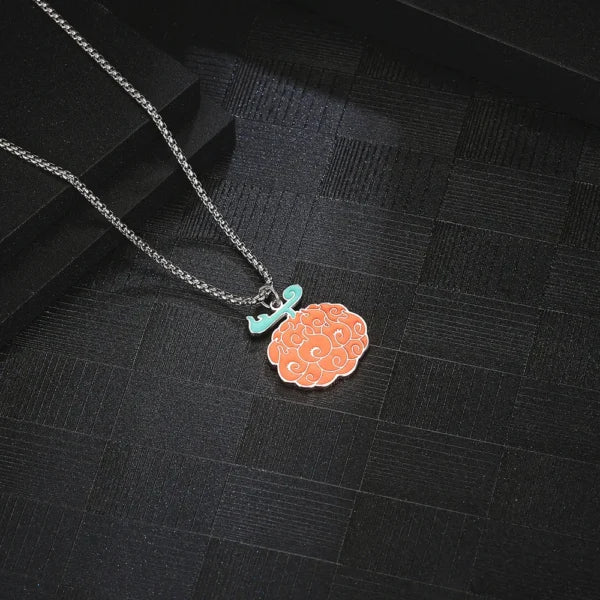 Devil Fruit Necklace: One Piece Titanium Steel Pendant