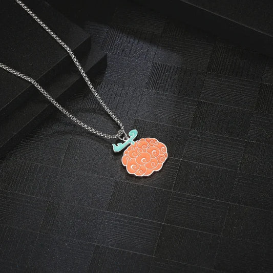 Devil Fruit Necklace: One Piece Titanium Steel Pendant