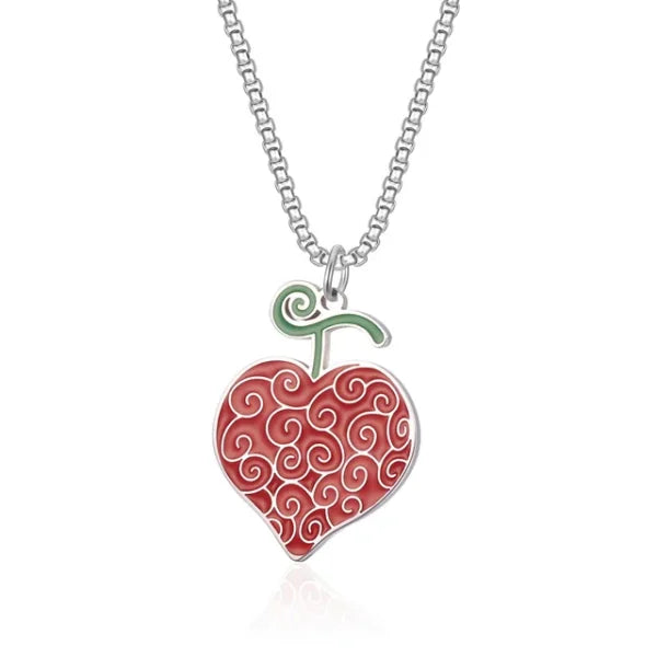 Devil Fruit Necklace: One Piece Titanium Steel Pendant